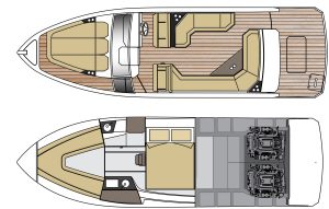 Arquitetura inteligente e segurança: novo barco de 34 pés é lançado no Brasil